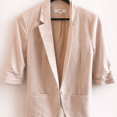 mbyM beige blazer – short sleeve, size S