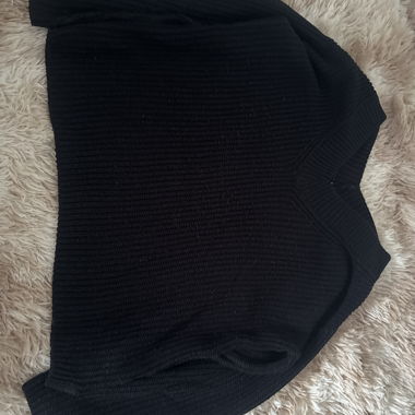 Black Knit Sweater 