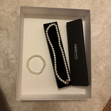 Collier de perles avec bracelet de heidemann