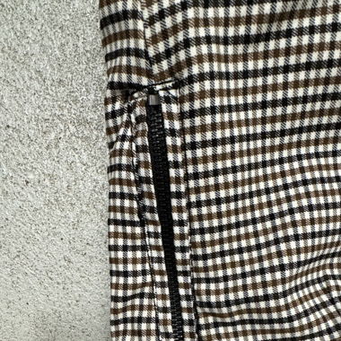 Karrierte Jeansleggings