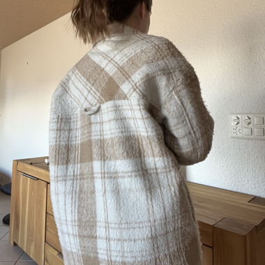 Manteau à carreaux 