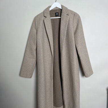 Manteau beige Zara