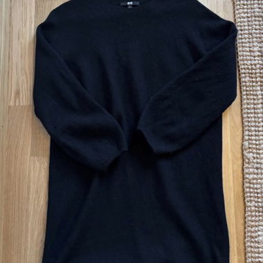 Abito maglione nero Uniclo