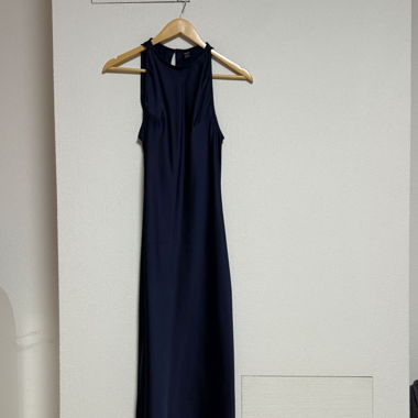 Midikleid von Shein Navy Blau