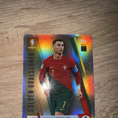 cristiano ronaldo golden goalscorer card Euro 2024