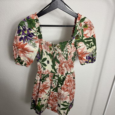 Salopette fleurie pour femmes taille 36
