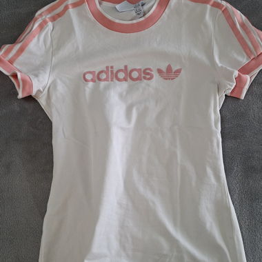 Adidas T-Shirt pink/white