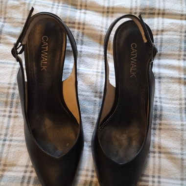Escarpins slingback noirs CATWALK