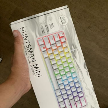 Razer Huntsman mini with coiled cable