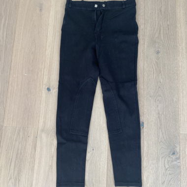 Schwarze Reithose