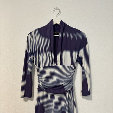 Roberto Cavalli Tie Dye Purple Dress Size 42