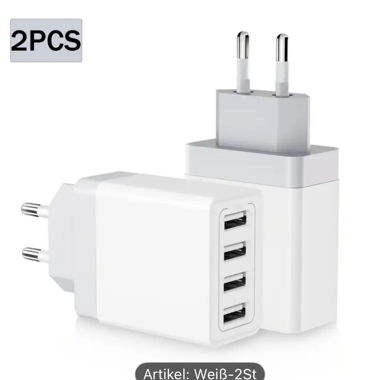 USB A Ladegerät Adapter 4 in 1
