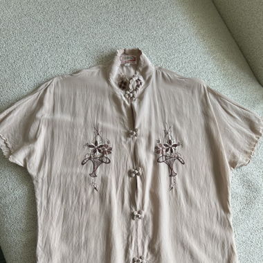 Chinese style 100% Silk size S 
