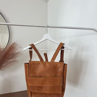 Rucksack aus Echt Leder