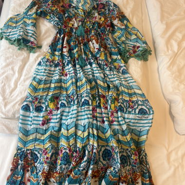 Abito Boho con motivo
