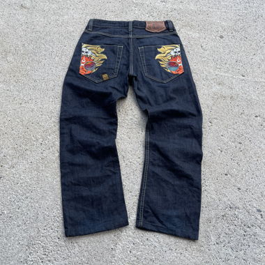 Jeans Nippon Blue, denim giapponese, Taglia S