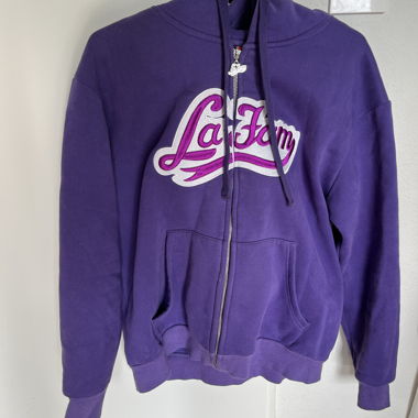 Lila La fam Zip Hoodie Grösse M