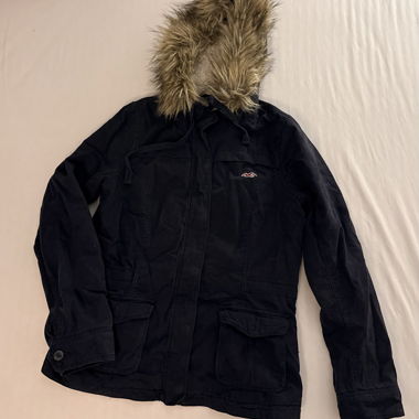 Hollister Dark Blue Winter Parka
