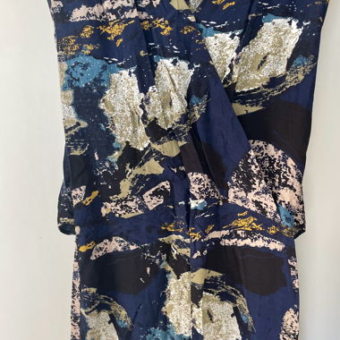 Warehouse Printed Wrap Dress