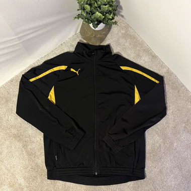Puma Trainingsjacke schwarz/gelb