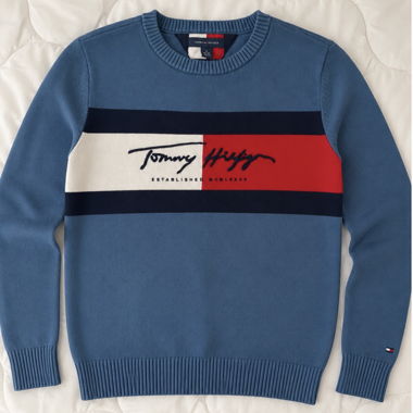 Maglione Tommy Hilfiger blu (bambino)