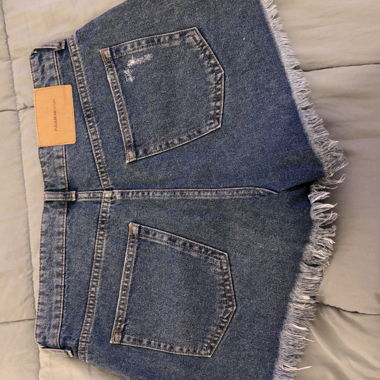 Short in jeans strappato - Pull & Bear