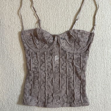 Glam Vintage Spitzen-Bustier