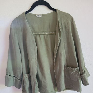 Cardigan lin kaki 42