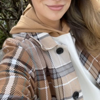 Checked jacket 