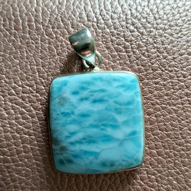 Grosser Larimar-Anhänger