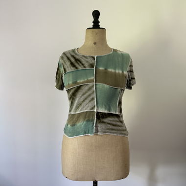 Rework-T-Shirt mit Batik