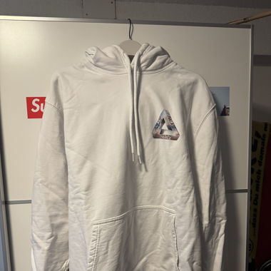 Palace Tri-Chrome Hood weiss