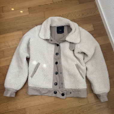 Giacca Teddy Zara, Taglia S, Beige