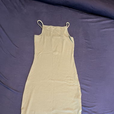 Vestito verde kaki