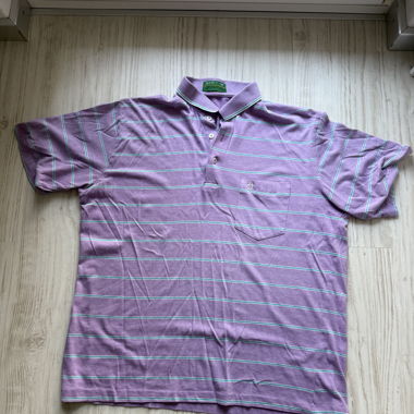 Grand Slam Penguinn Polo Shirt, striped, purple
