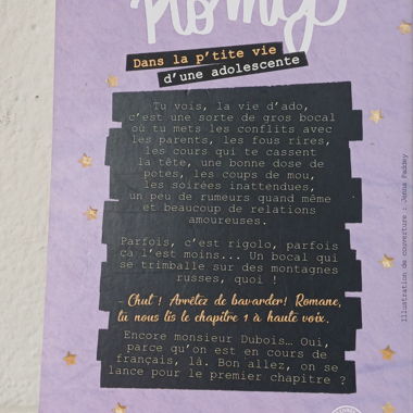 Livre d'ado