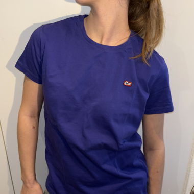 Dunkellila T-Shirt