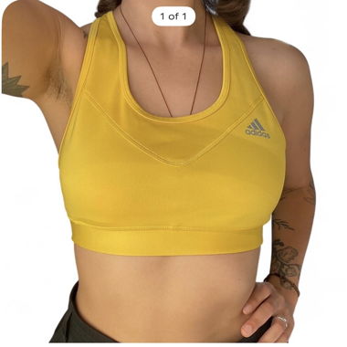 Adidas Sport BH Top gelb