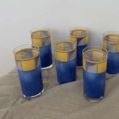 2000s Vintage Gläserset