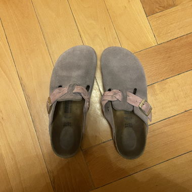 Birkenstock Boston - verblasstes Lila 