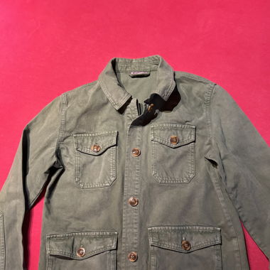 Jeans jacke in Grün 