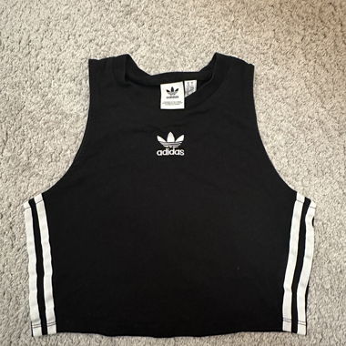 ADIDAS Crop-Top, nero