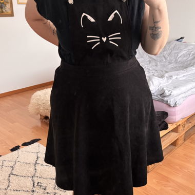 SHEIN Curve black pinafore dress 3XL