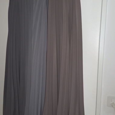 2x Plissierter Maxirock one size
