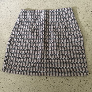 Jupe crayon mini en tweed