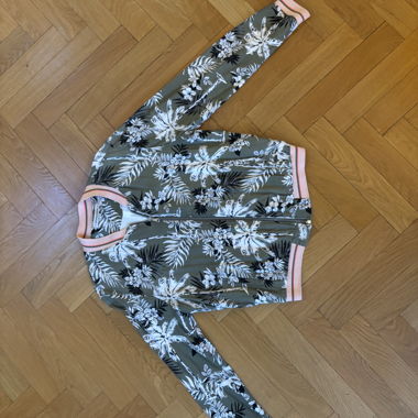 Banana Moon Floral-Zipperjacke Grösse M