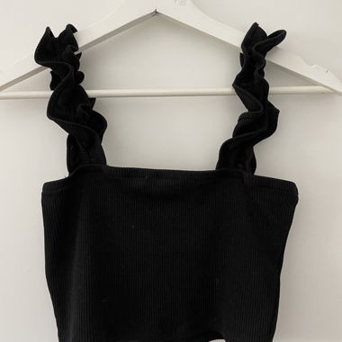 Top court Zara noir