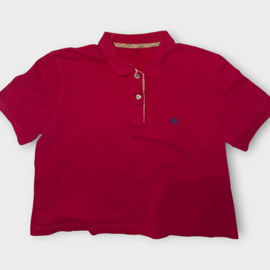 Burberry Cropped Polo Shirt 