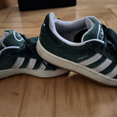 Adidas Campus grüne Sneakers