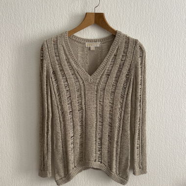 Pull ajouré beige Michael Kors